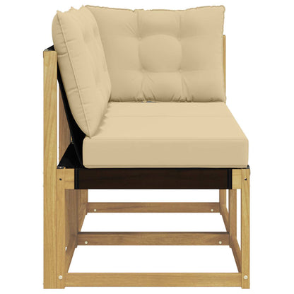 Outdoor Midden- en Hoeksalon met kussen 2 Stuk Wit