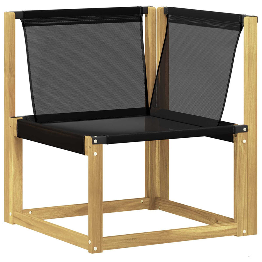 Outdoor Midden- en Hoeksalon met kussen 3 Stuk Wit