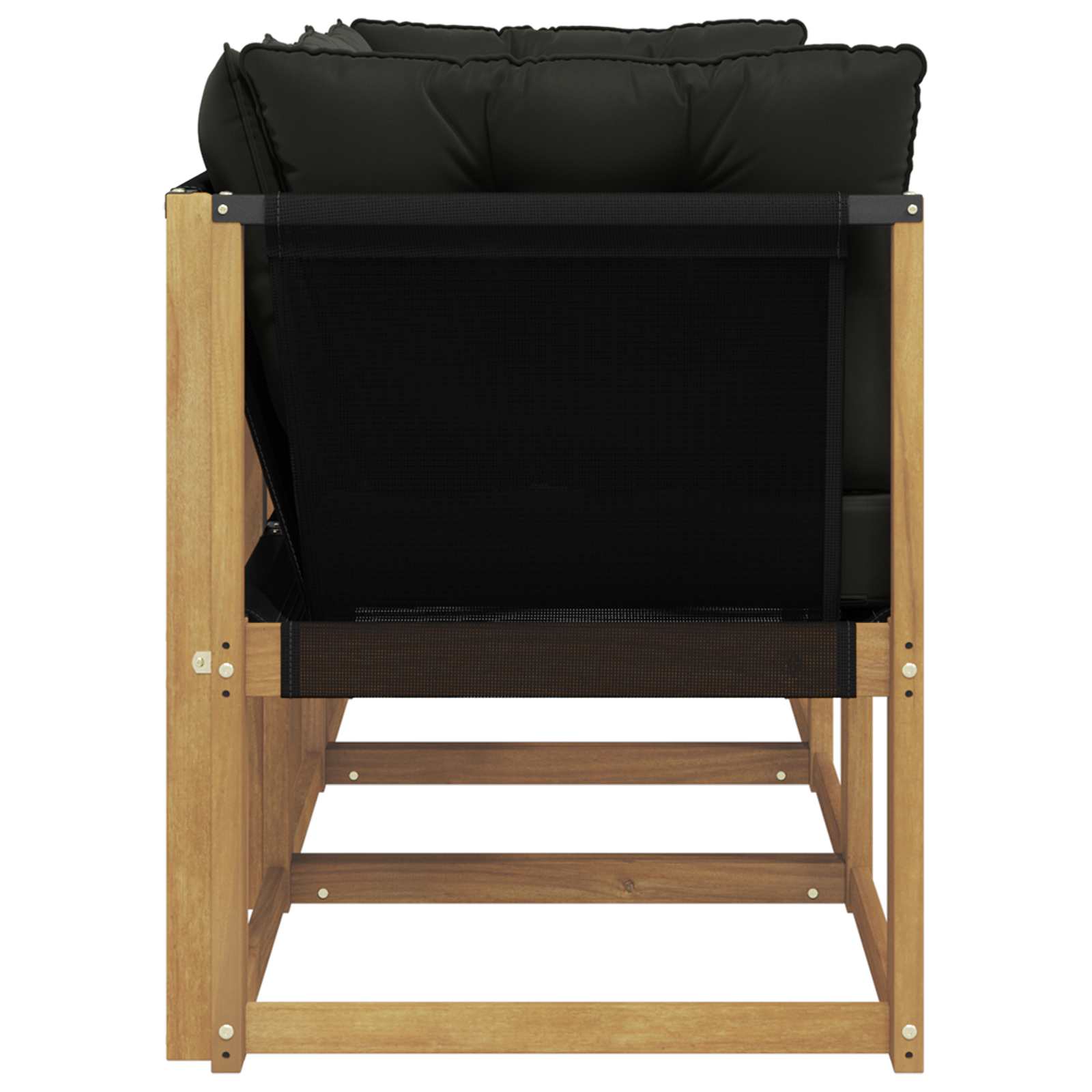 Outdoor Midden- en Hoeksalon met kussen 3 Stuk Wit