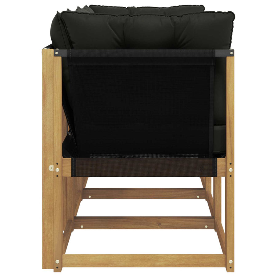 Outdoor Midden- en Hoeksalon met kussen 3 Stuk Wit