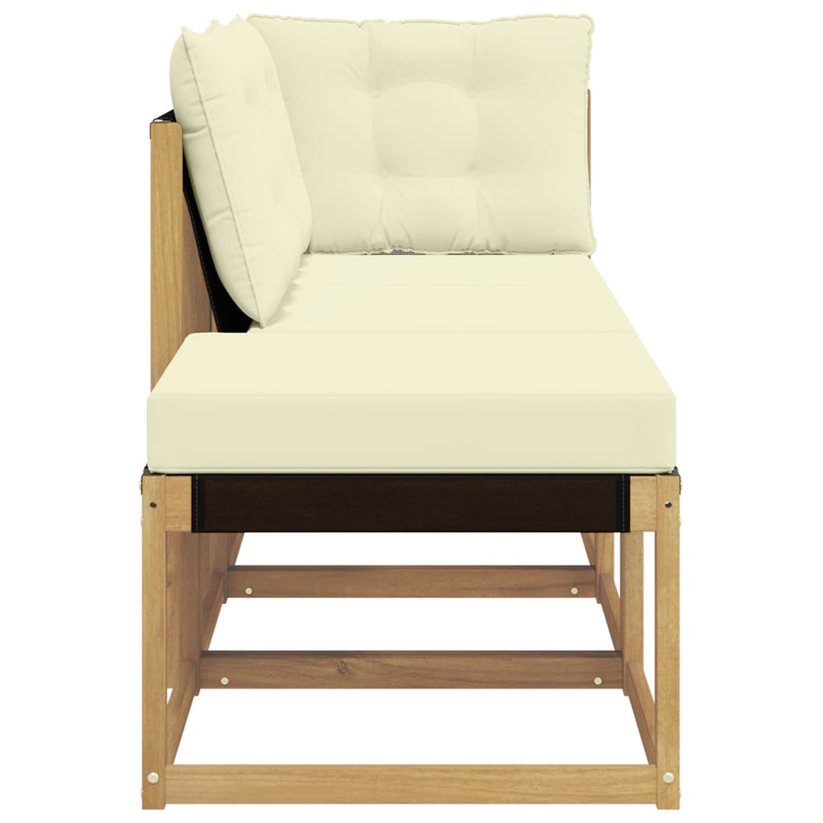 Sectie Sofa Eenheden met kussen 3 Stuk Wit