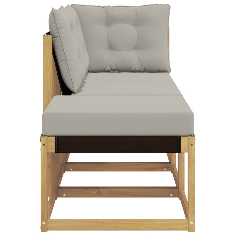 Sectie Sofa Eenheden met kussen 3 Stuk Wit