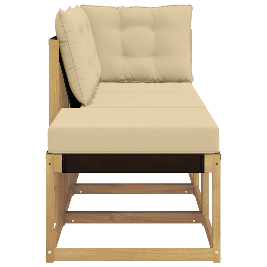 Sectie Sofa Eenheden met kussen 3 Stuk Wit