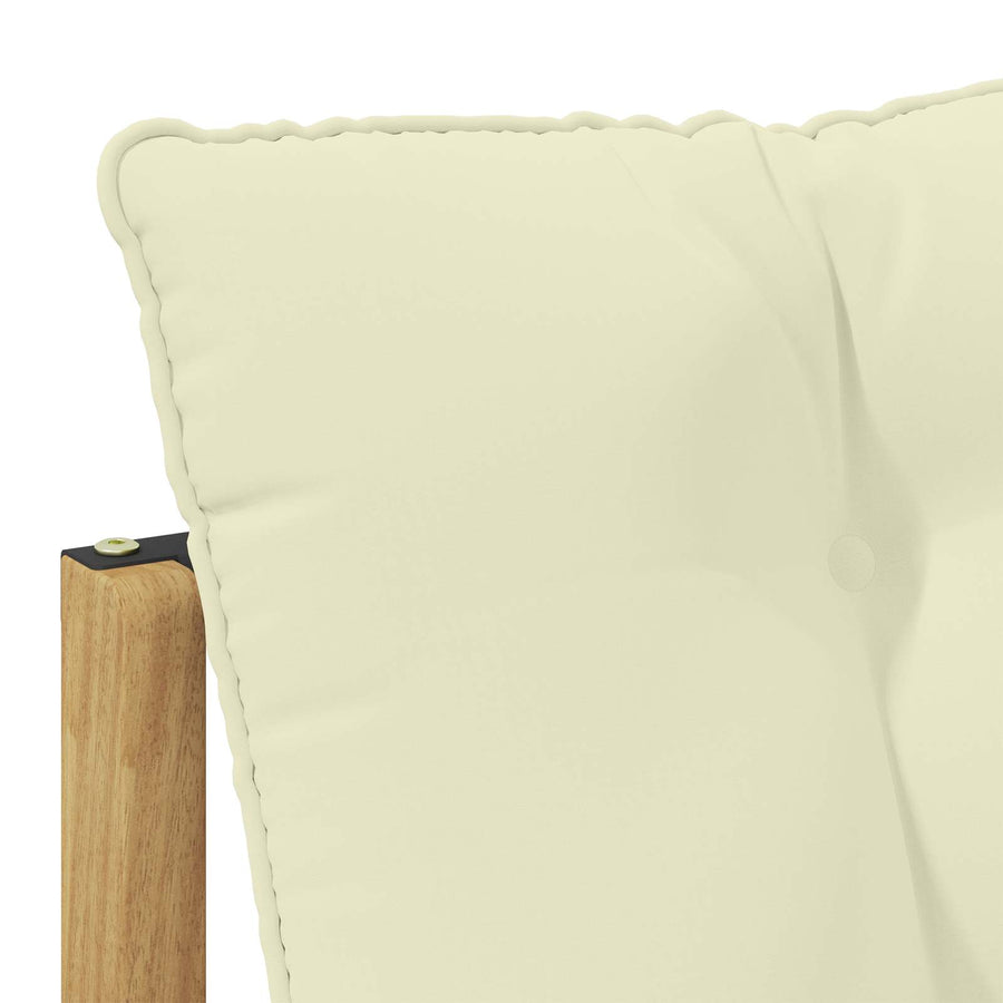 Buiten Midden Sofa met kussen Wit 79 x 83 x 73 cm staal
