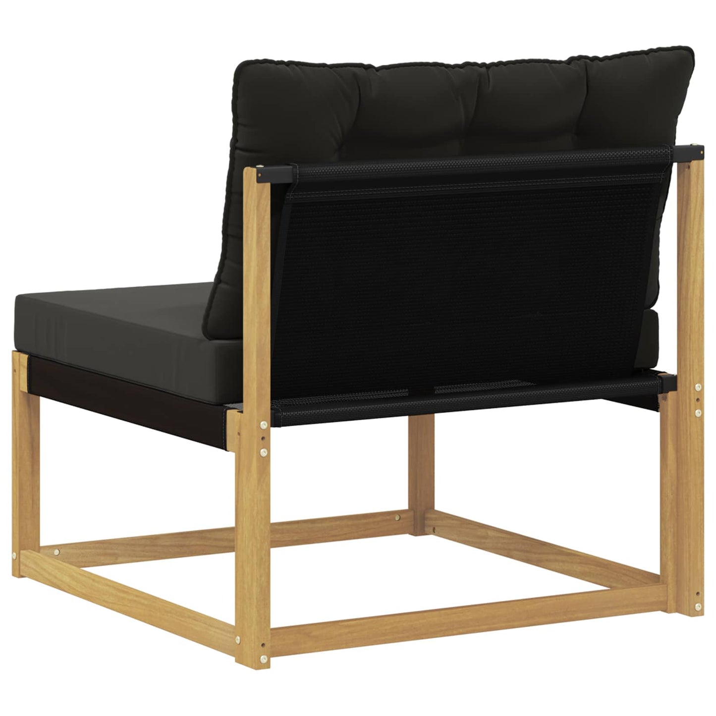 Buiten Midden Sofa met kussen Wit 79 x 83 x 73 cm staal