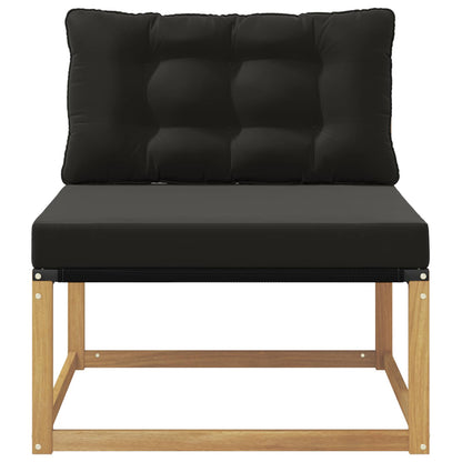 Buiten Midden Sofa met kussen Wit 79 x 83 x 73 cm staal