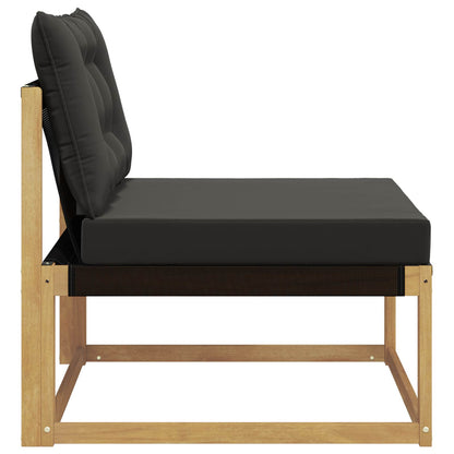 Buiten Midden Sofa met kussen Wit 79 x 83 x 73 cm staal