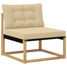 Buiten Midden Sofa met kussen Wit 79 x 83 x 73 cm staal