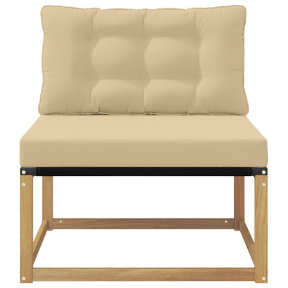 Buiten Midden Sofa met kussen Wit 79 x 83 x 73 cm staal
