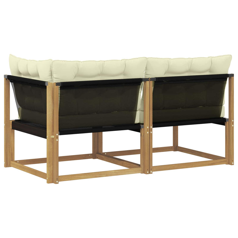 Sectie Sofa Eenheden met kussen Wit 162,5 x 83 x 73 cm