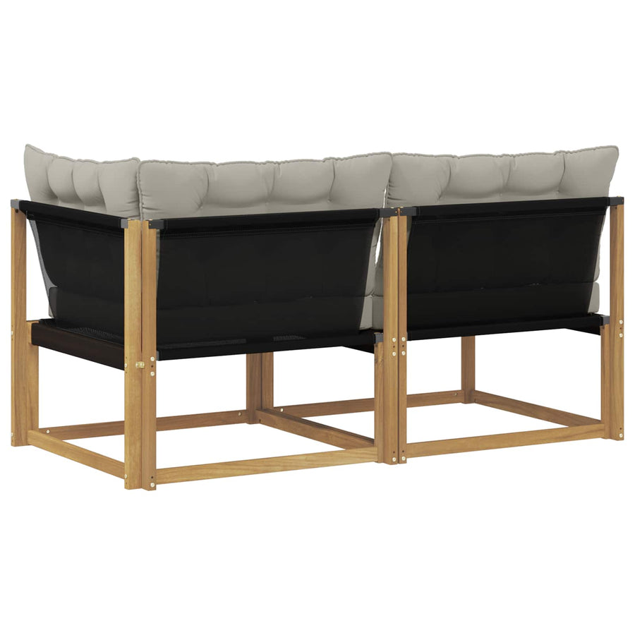 Sectie Sofa Eenheden met kussen Wit 162,5 x 83 x 73 cm