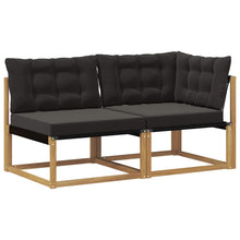 Sectie Sofa Eenheden met kussen Wit 162,5 x 83 x 73 cm