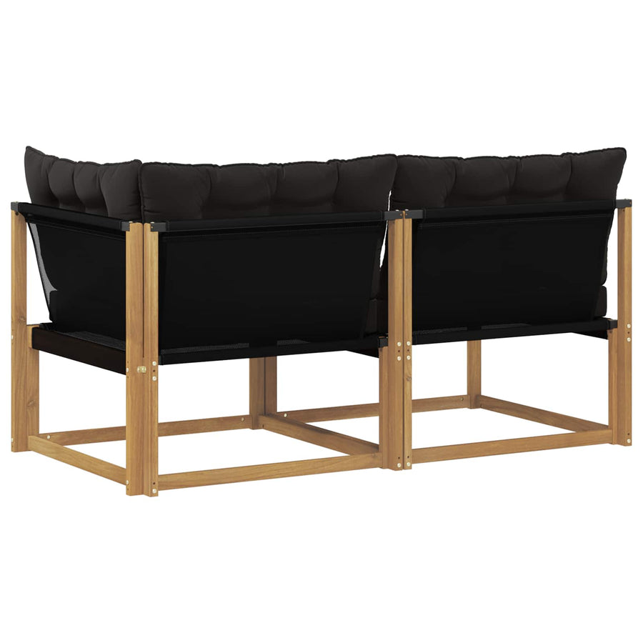 Sectie Sofa Eenheden met kussen Wit 162,5 x 83 x 73 cm