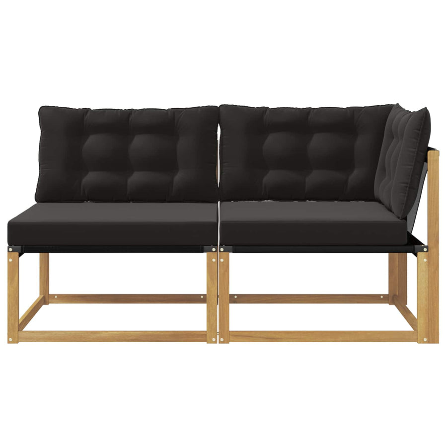 Sectie Sofa Eenheden met kussen Wit 162,5 x 83 x 73 cm