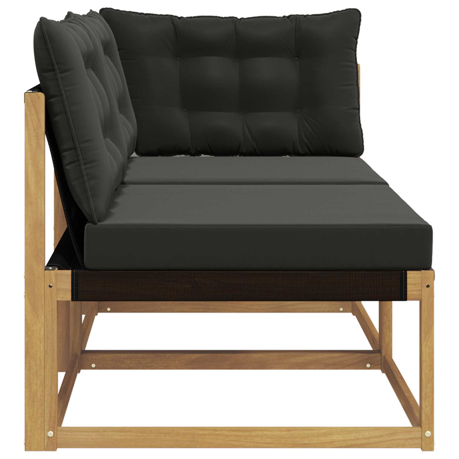 Sectie Sofa Eenheden met kussen Wit 162,5 x 83 x 73 cm