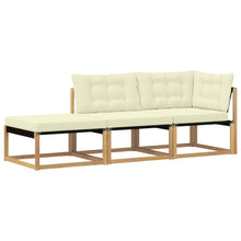 Sectie Sofa Eenheden met kussen Wit 241,5 x 83 x 73 cm