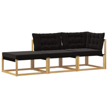 Sectie Sofa Eenheden met kussen Wit 241,5 x 83 x 73 cm