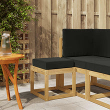 Buitenstoolbank Wit 43 x 43 x 45 cm Massief Acaciahout