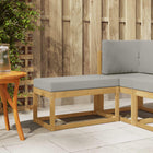 Outdoor Storage Bench White 80 x 43 x 45 cm Solid Acacia Wood