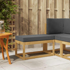 Outdoor Storage Bench White 80 x 43 x 45 cm Solid Acacia Wood