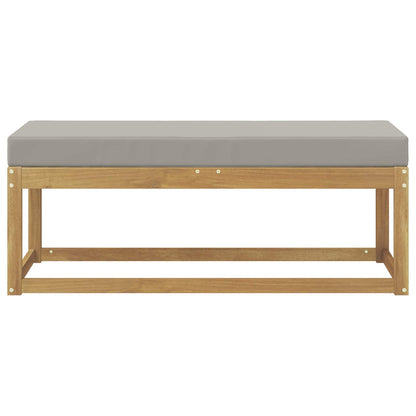 Buitenstoolbank Wit 115 x 43 x 45 cm Massief Acaciahout