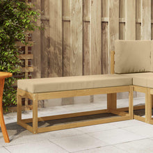 Buitenstoolbank Wit 115 x 43 x 45 cm Massief Acaciahout