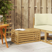 Modulaire tuinbank 79x43x37 cm massief acaciahout wit