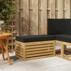 Outdoor Storage Bench White 80 x 43 x 45 cm Solid Acacia Wood