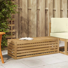 Buitenstoolbank Wit 115 x 43 x 37 cm Massief Acaciahout