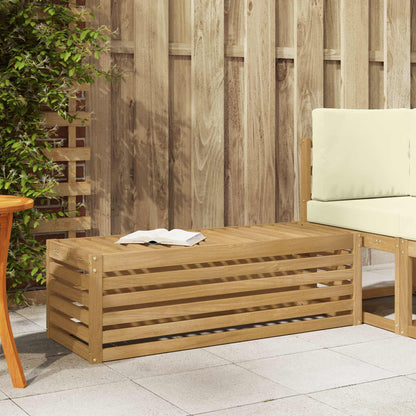 Buitenstoolbank Wit 115 x 43 x 37 cm Massief Acaciahout