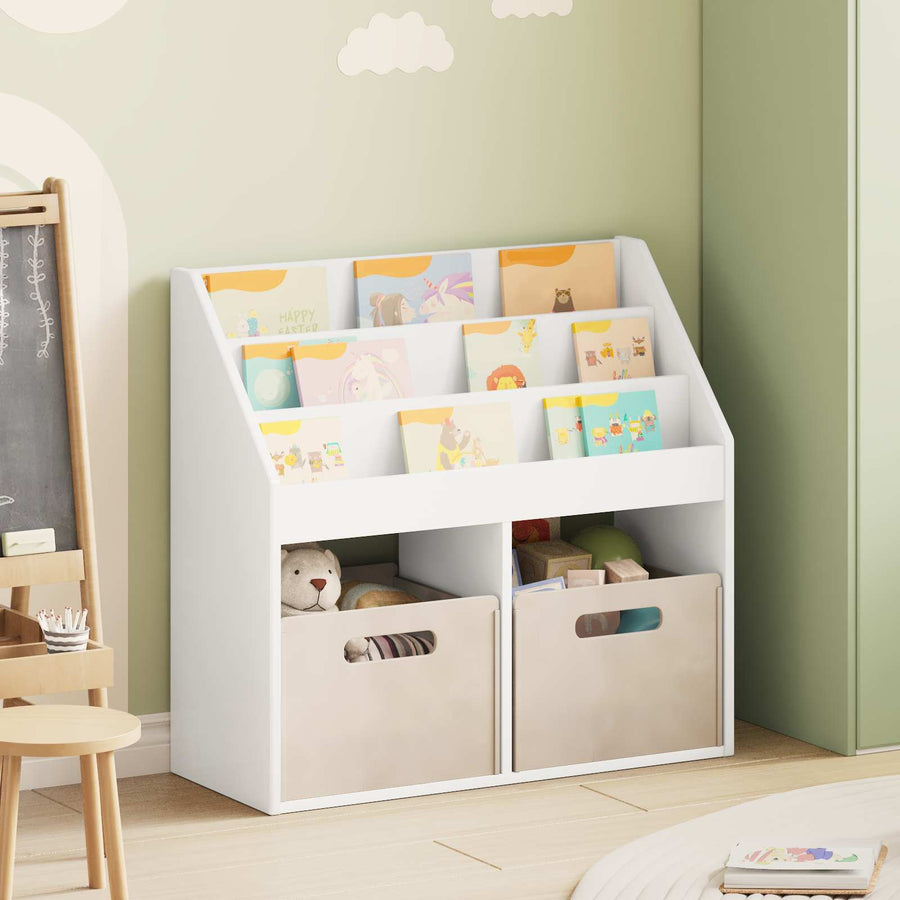 Kinderen Boekenkast Wit 72,5 x 29,5 x 69 cm Bewerkt hout