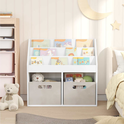 Kinderen Boekenkast Wit 72,5 x 29,5 x 69 cm Bewerkt hout