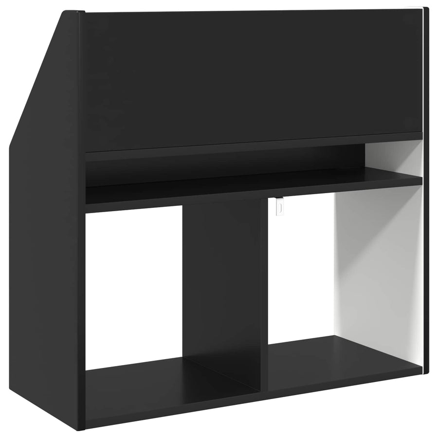 Kinderen Boekenkast Zwart 72,5 x 29,5 x 69 cm Bewerkt hout
