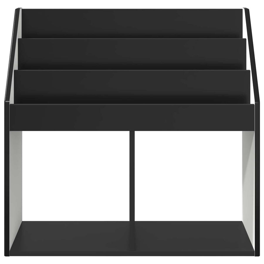 Kinderen Boekenkast Zwart 72,5 x 29,5 x 69 cm Bewerkt hout