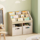 Kids Bookcase with Storage Sonoma Oak 72.5 x 29.5 x 69 cm