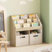 Kinderboekenkast 72,5x29,5x69 cm bewerkt hout