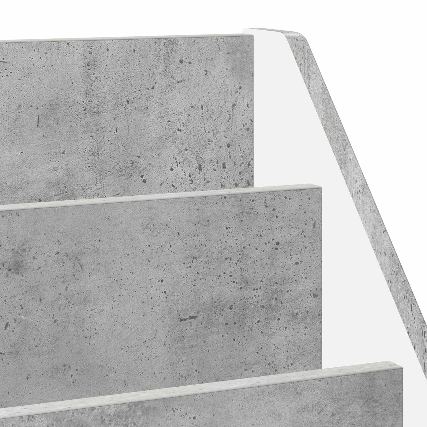 Kinderen Boekenkast met opslag Beton Grijs 72,5 x 29,5 x 69 cm