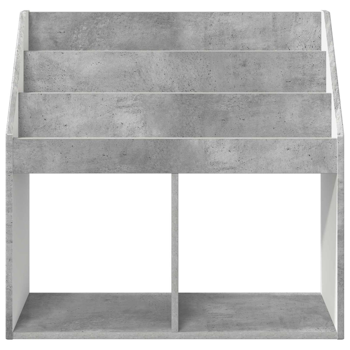 Kinderen Boekenkast met opslag Beton Grijs 72,5 x 29,5 x 69 cm