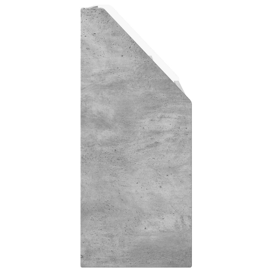 Kinderen Boekenkast met opslag Beton Grijs 72,5 x 29,5 x 69 cm