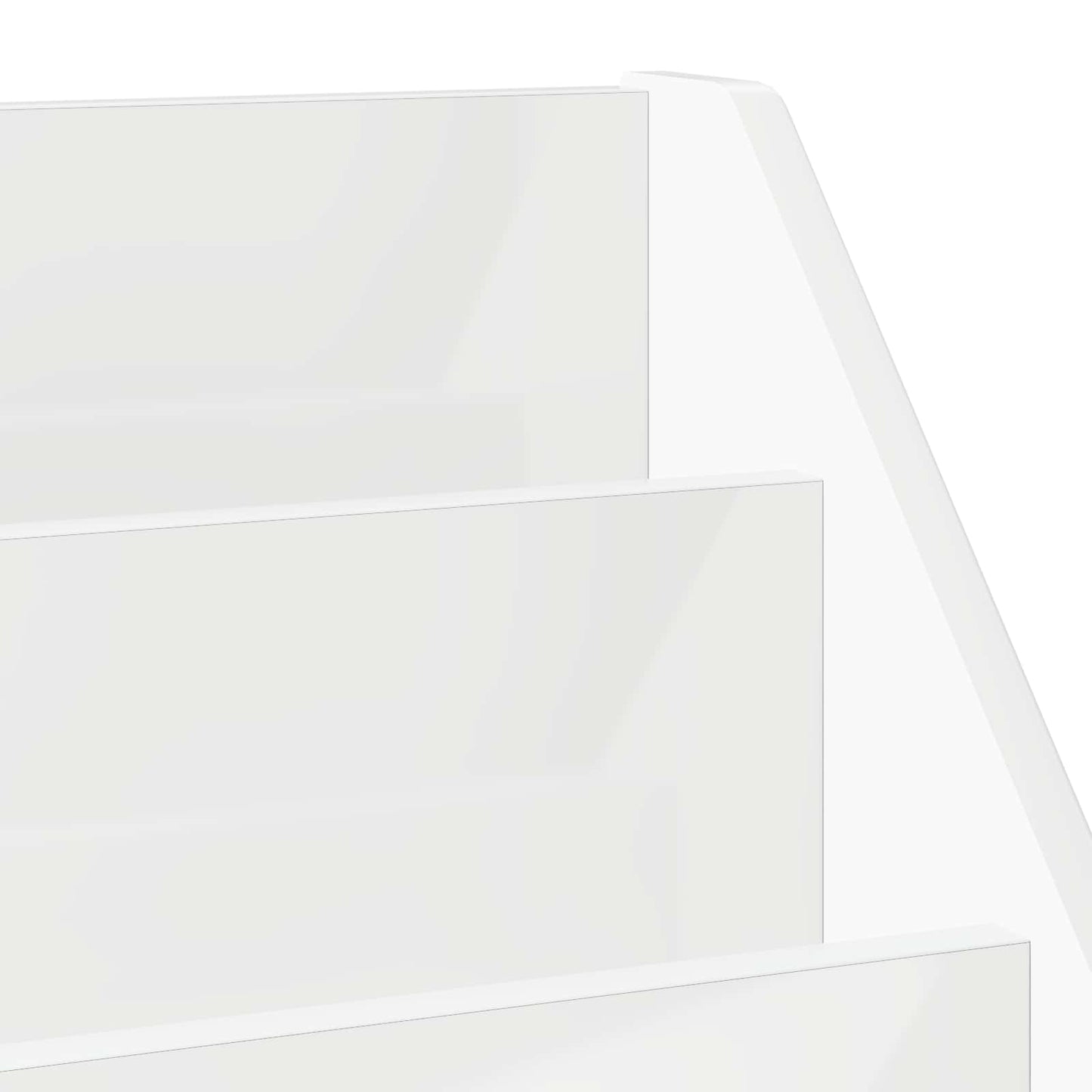 Kinderen Boekenkast Hoogglans wit 72,5 x 29,5 x 69 cm
