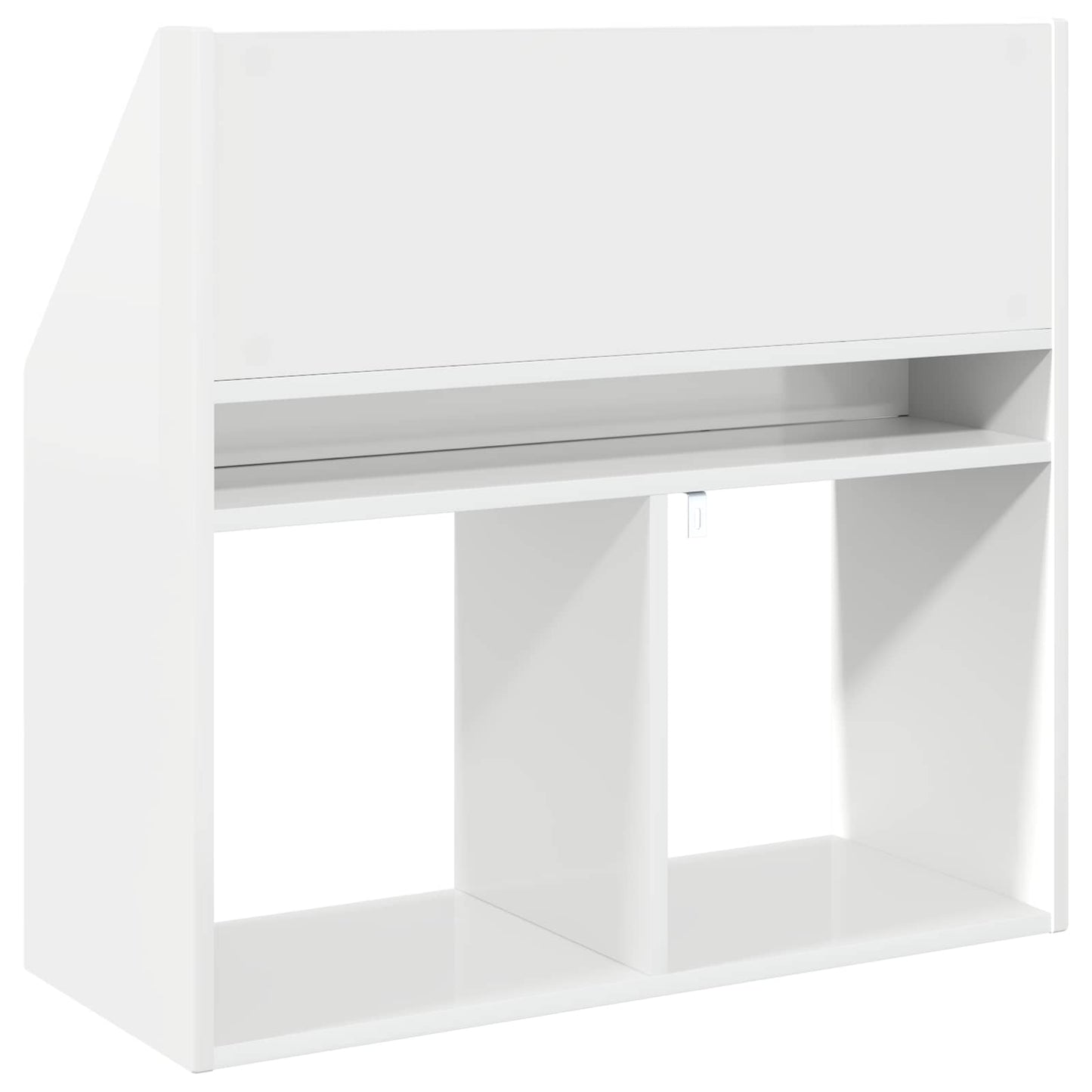 Kinderen Boekenkast Hoogglans wit 72,5 x 29,5 x 69 cm