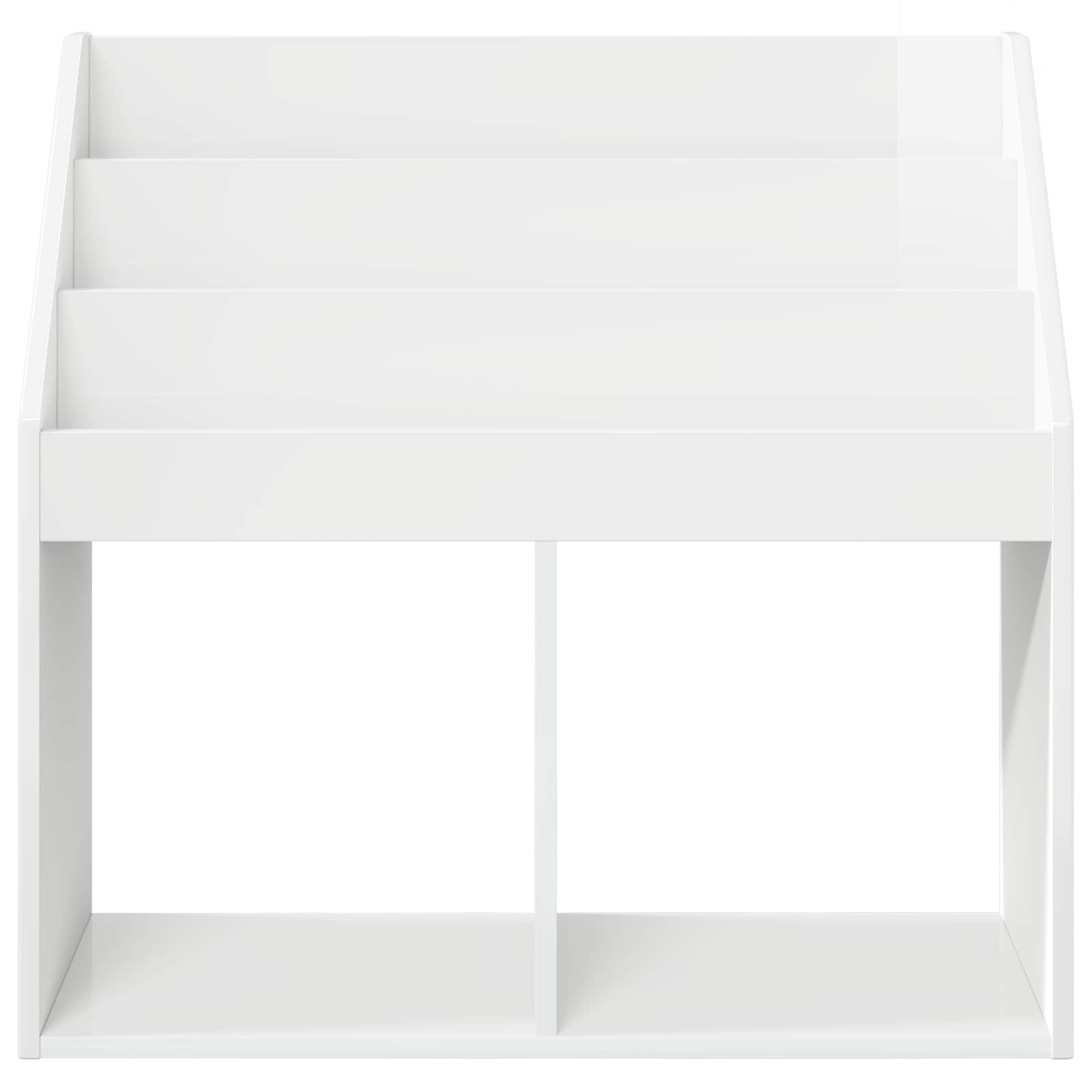 Kinderen Boekenkast Hoogglans wit 72,5 x 29,5 x 69 cm
