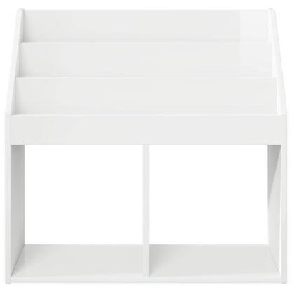Kinderen Boekenkast Hoogglans wit 72,5 x 29,5 x 69 cm