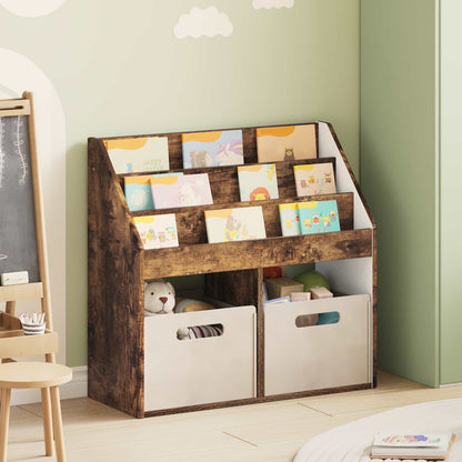 Kinderen Boekenkast Gerookt eiken 72,5 x 29,5 x 69 cm