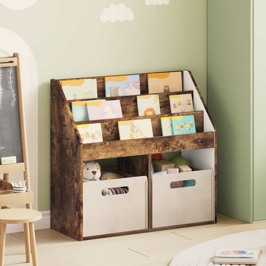 Kinderen Boekenkast Gerookt eiken 72,5 x 29,5 x 69 cm