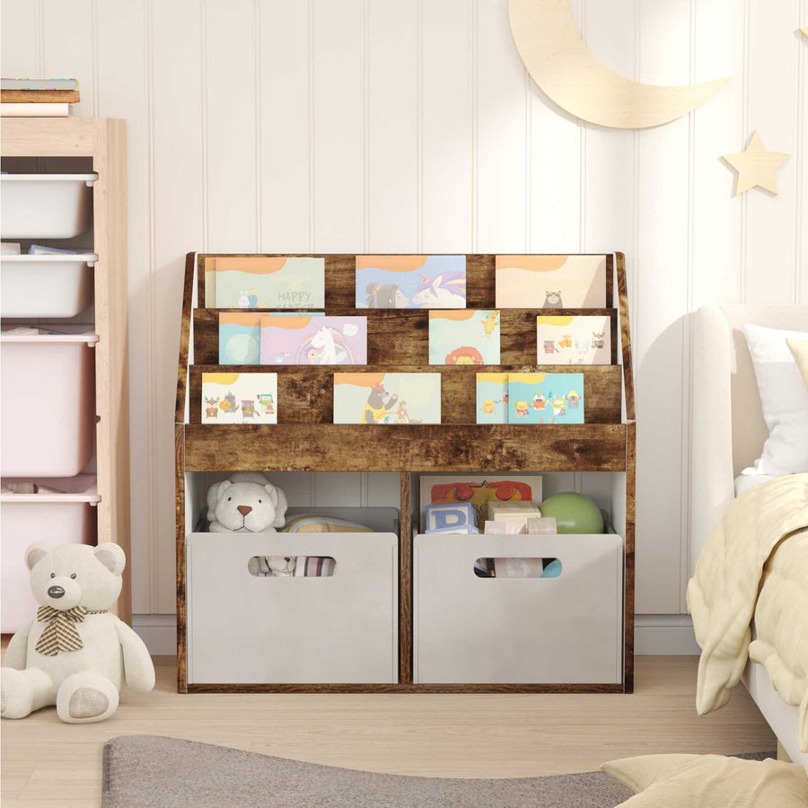 Kinderen Boekenkast Gerookt eiken 72,5 x 29,5 x 69 cm