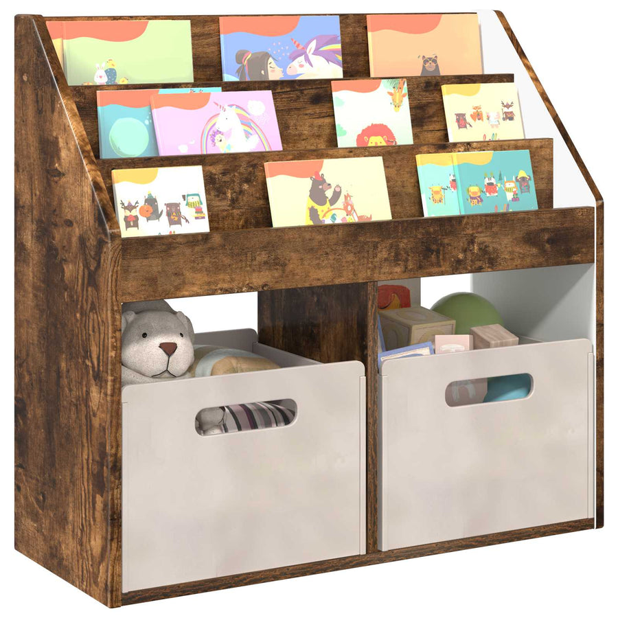 Kinderen Boekenkast Gerookt eiken 72,5 x 29,5 x 69 cm