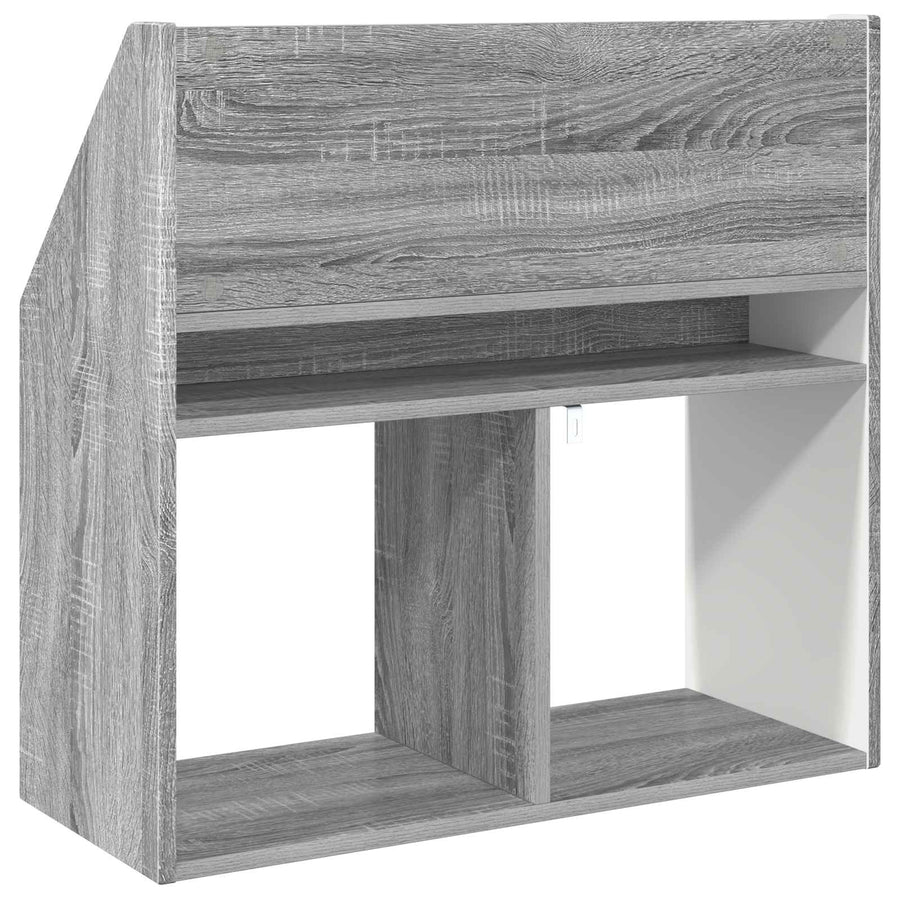 Kinderen Boekenkast met opslag Grijs Sonoma 72,5 x 29,5 x 69 cm
