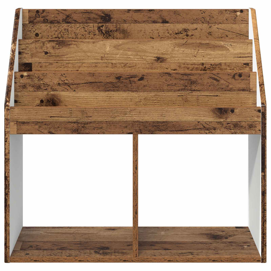 Kinderen Boekenkast Oudhout 72,5 x 29,5 x 69 cm Bewerkt hout