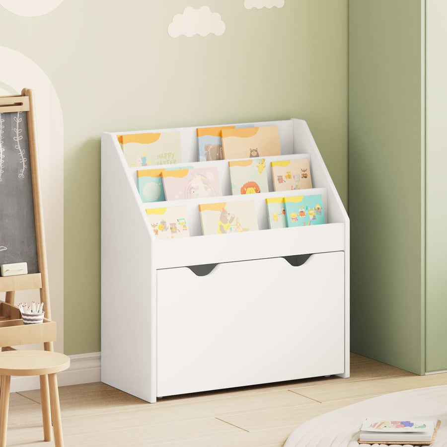 Kinderen Boekenkast met lade Wit 60 x 29,5 x 69 cm Bewerkt hout